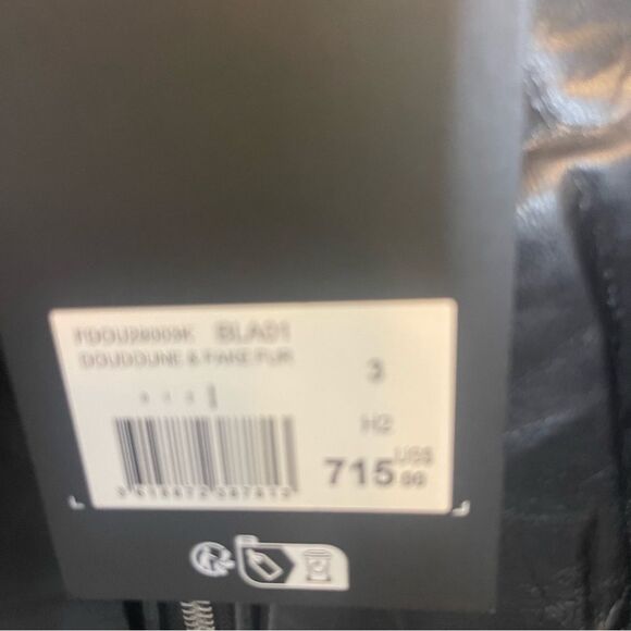 $715 THE KOOPLES Faux Leather Puffer Jacket NWT LARGE - Picture 11 of 13